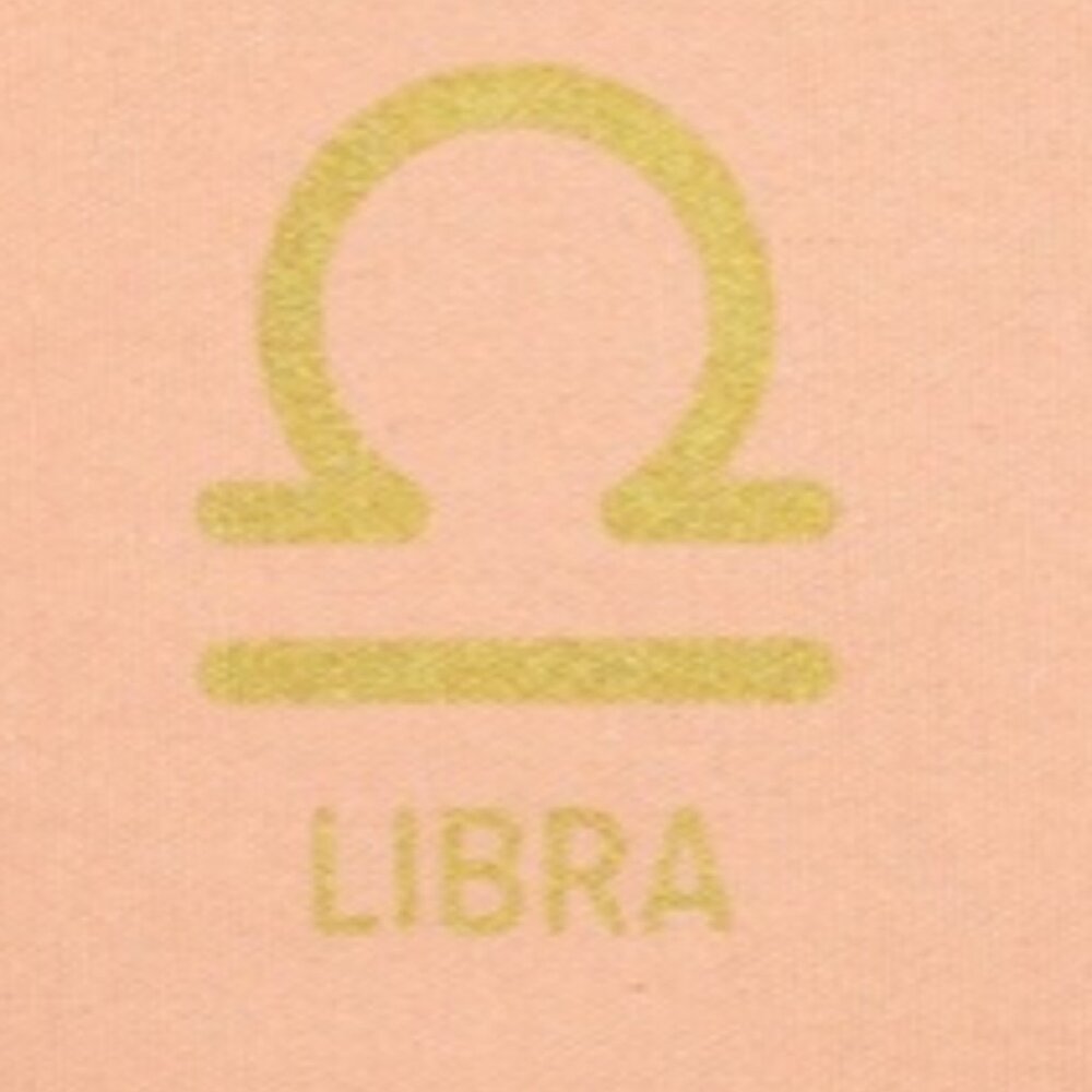 Canvas Zodiac Libra Makeup Bag - Picture 2 of 2